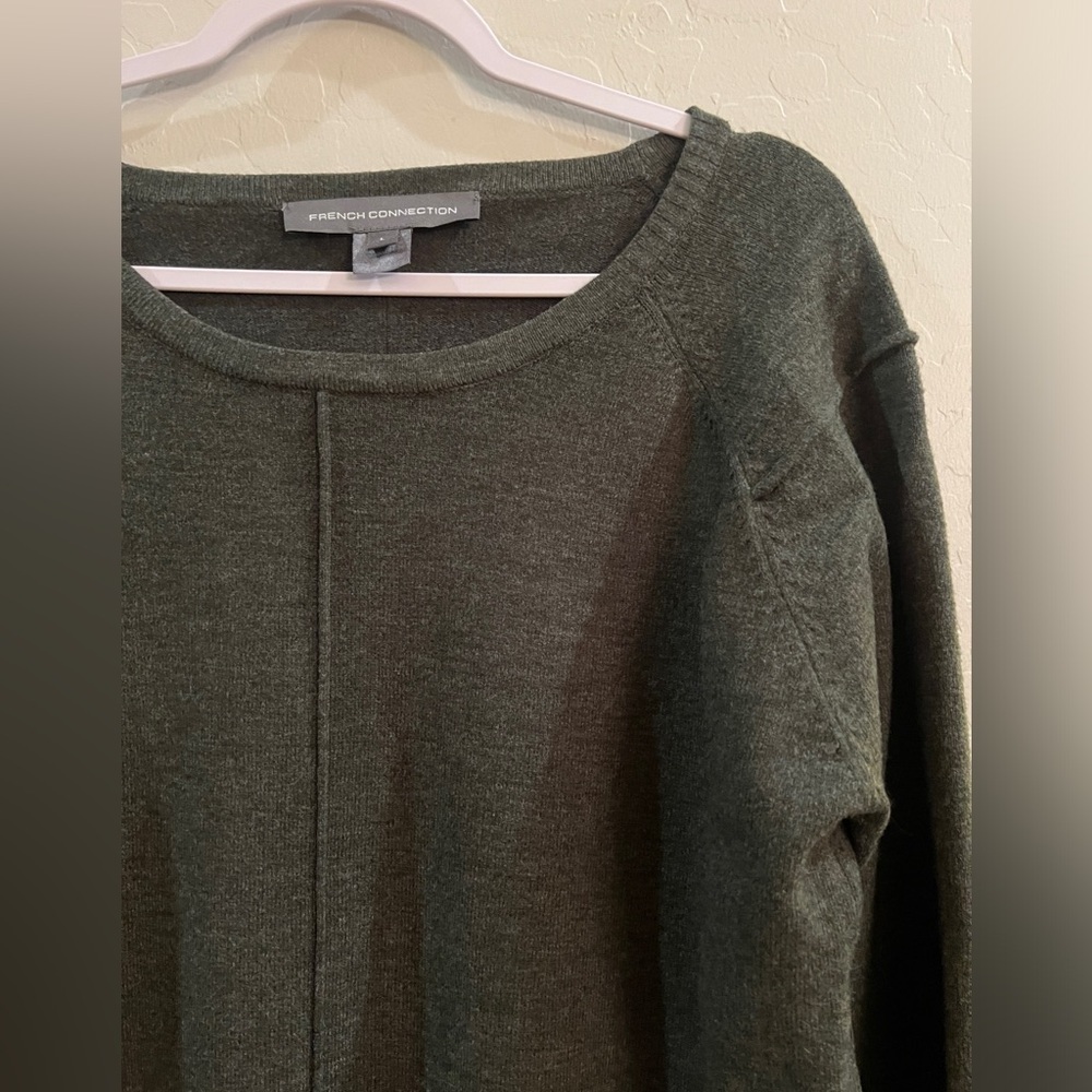 French Connection Large Gray Pullover Sweater - image 5